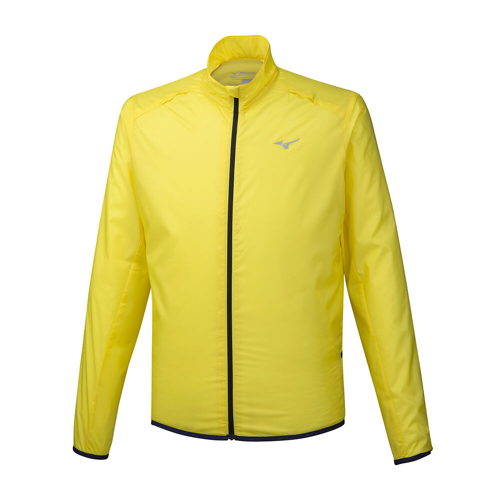 Chaqueta Mizuno Hineri Pouch Hombre Amarillo España GUHX-75629